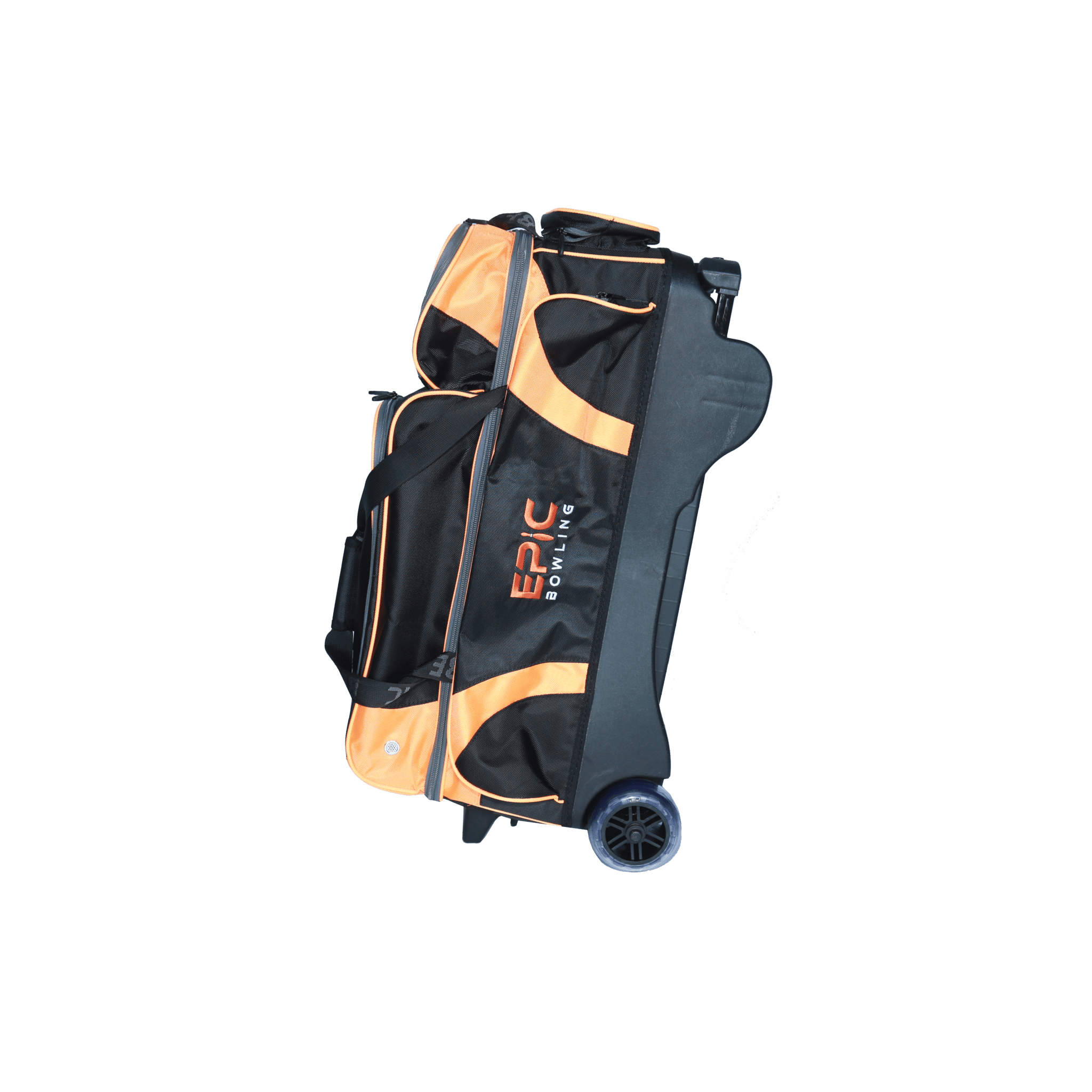 Epic 3 Ball Triple Force Premium Black Orange Bowling Bag Epic