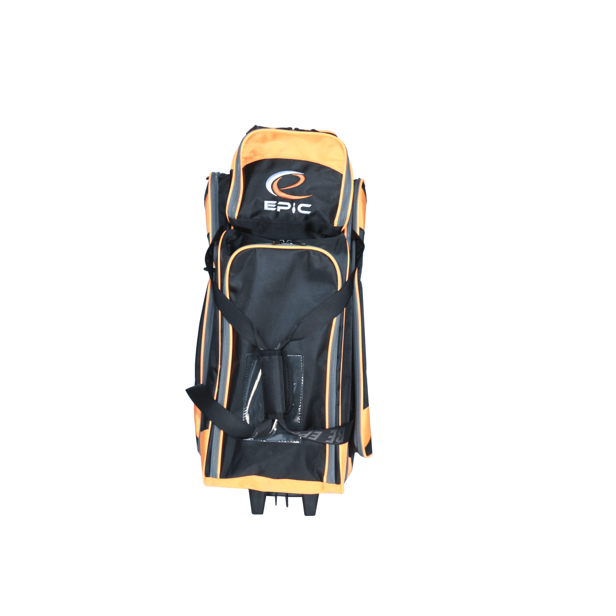 Epic 3 Ball Triple Force Premium Black Orange Bowling Bag Epic