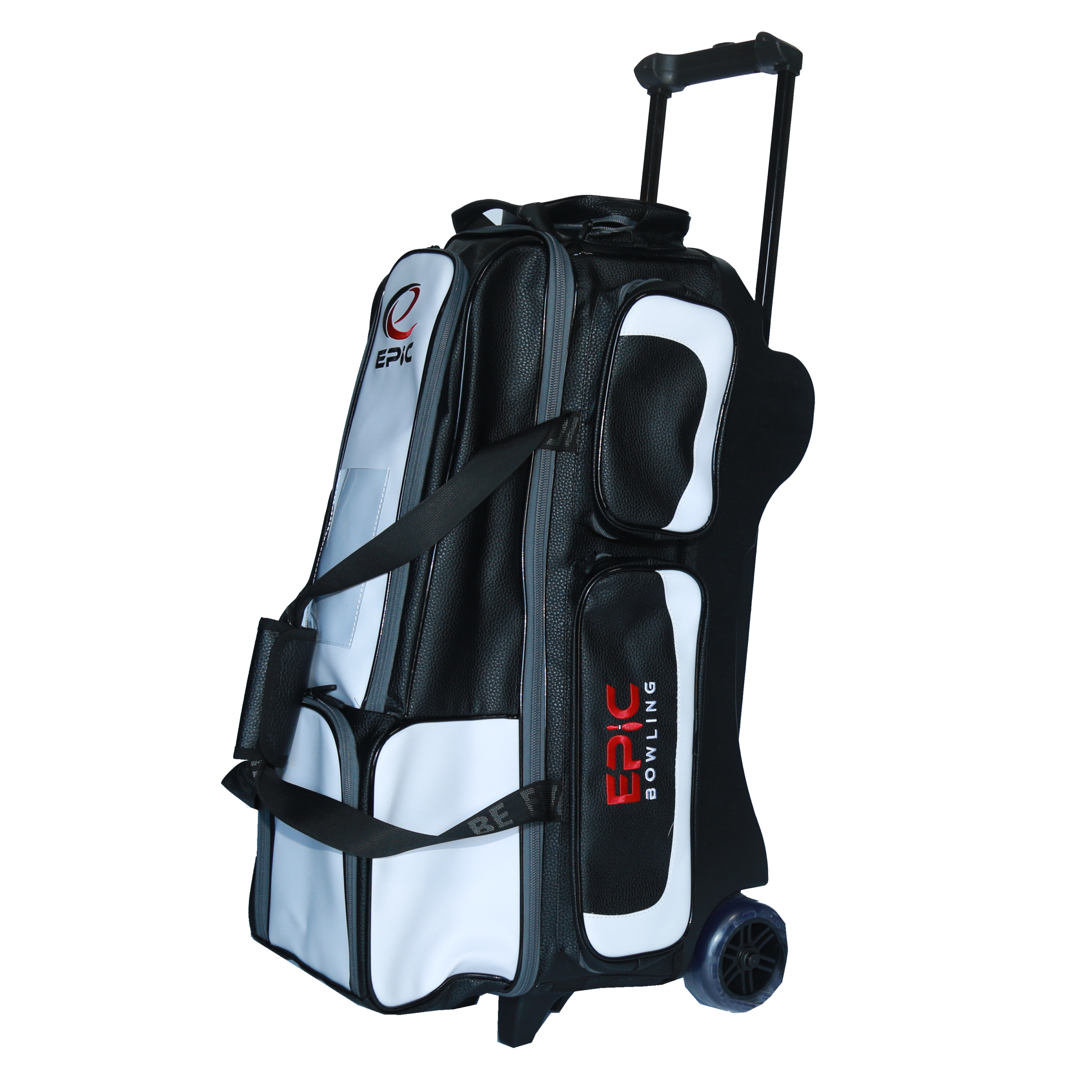 Epic 3 Ball Triple Superior Deluxe White Bowling Bag - Epic Bowling  Products