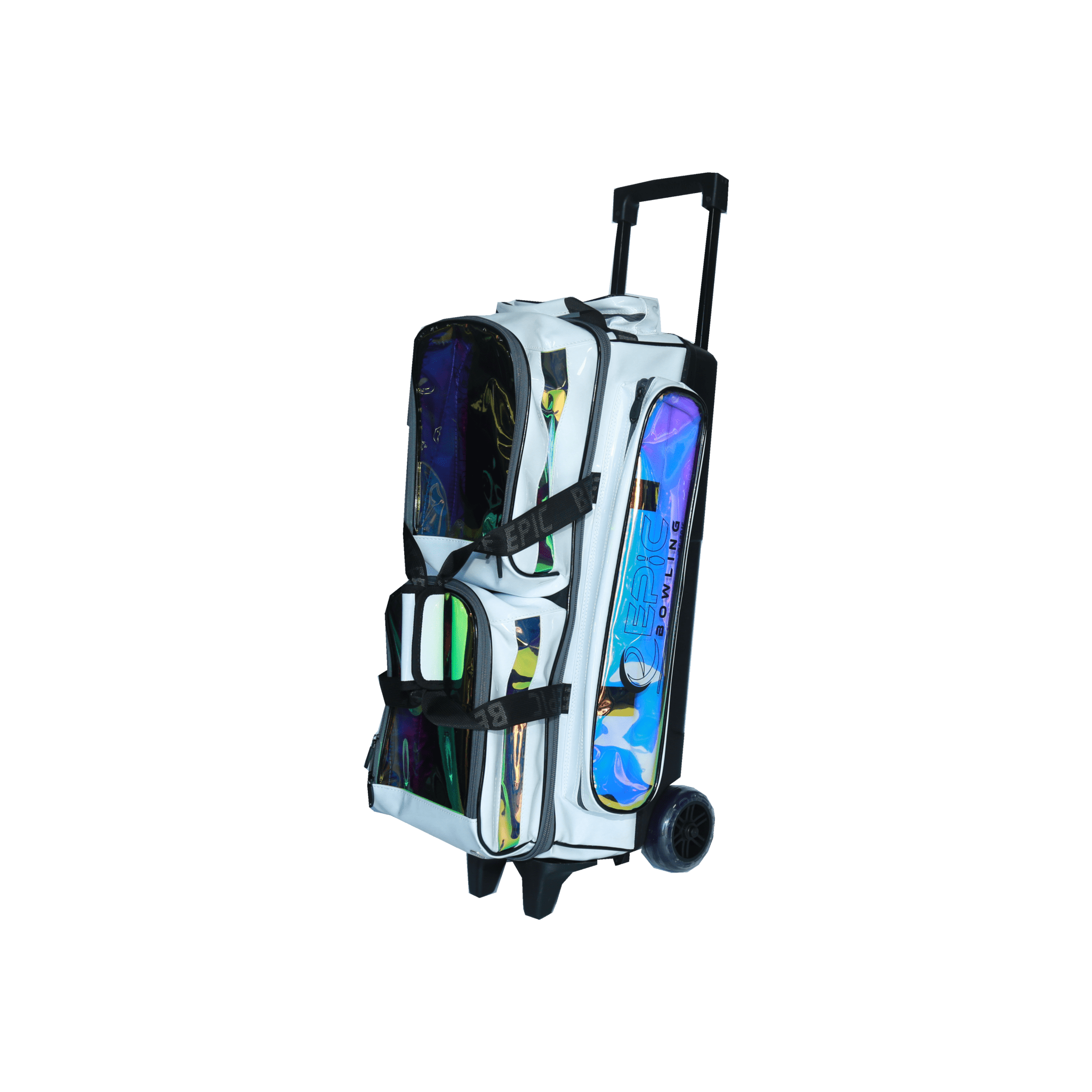 Epic 3 Ball Triple Luminous White Bowling Bag Epic Bowling Products