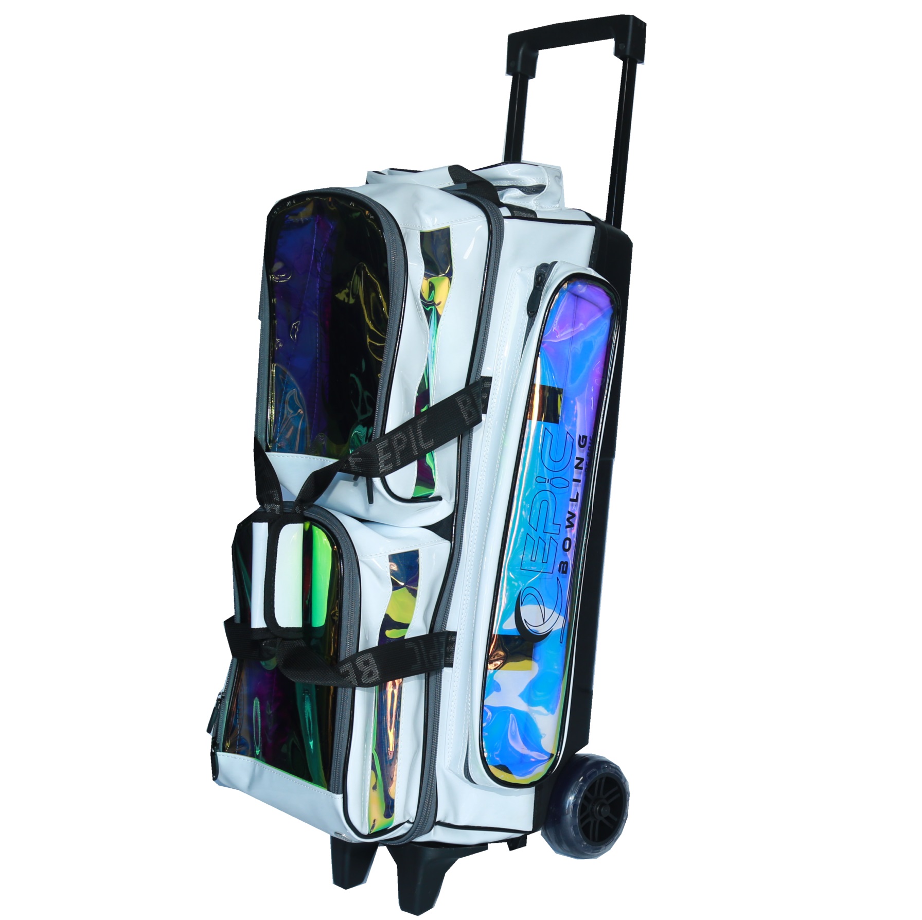 Epic 3 Ball Triple Luminous White Bowling Bag