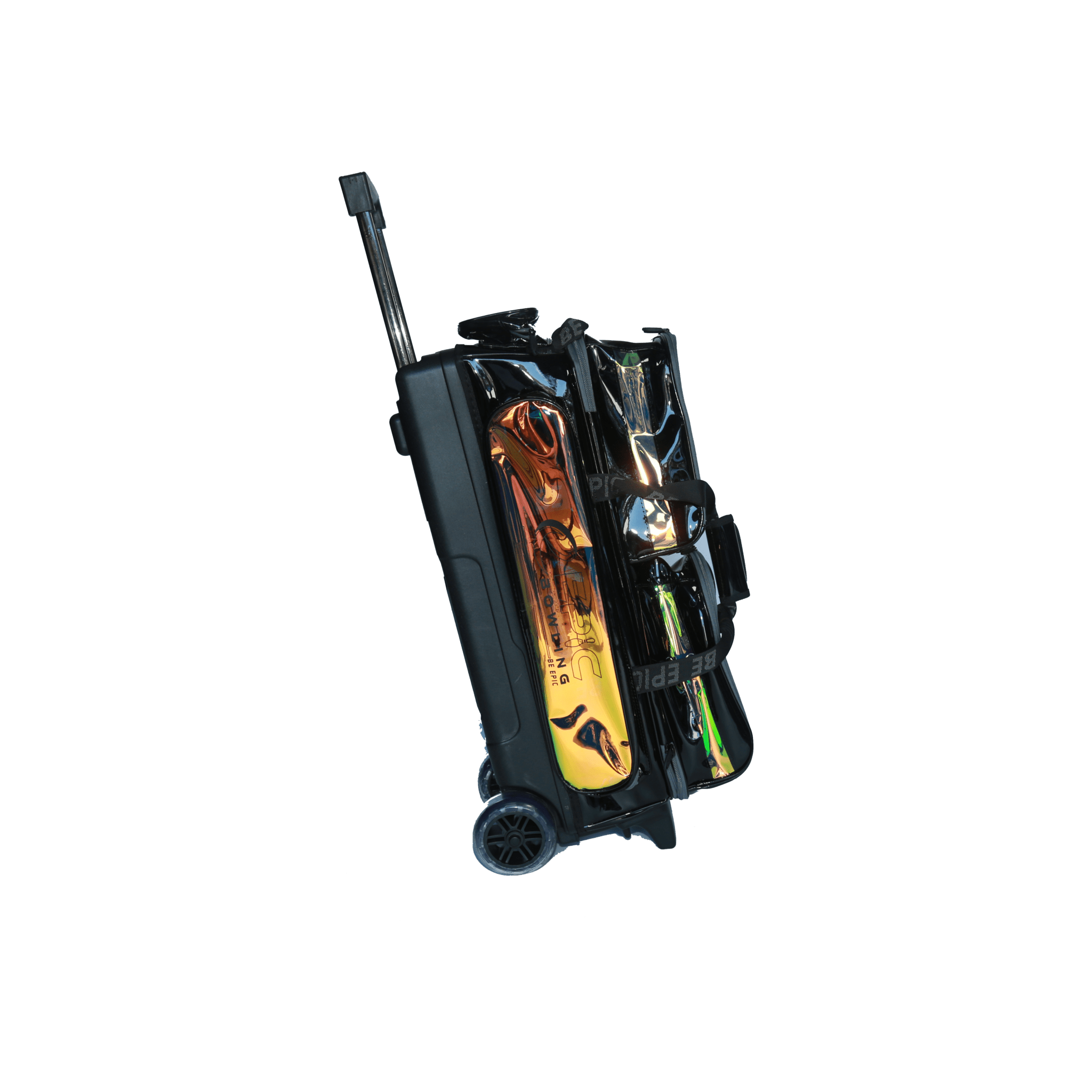 Epic 3 Ball Triple Luminous Black Bowling Bag Epic Bowling Products