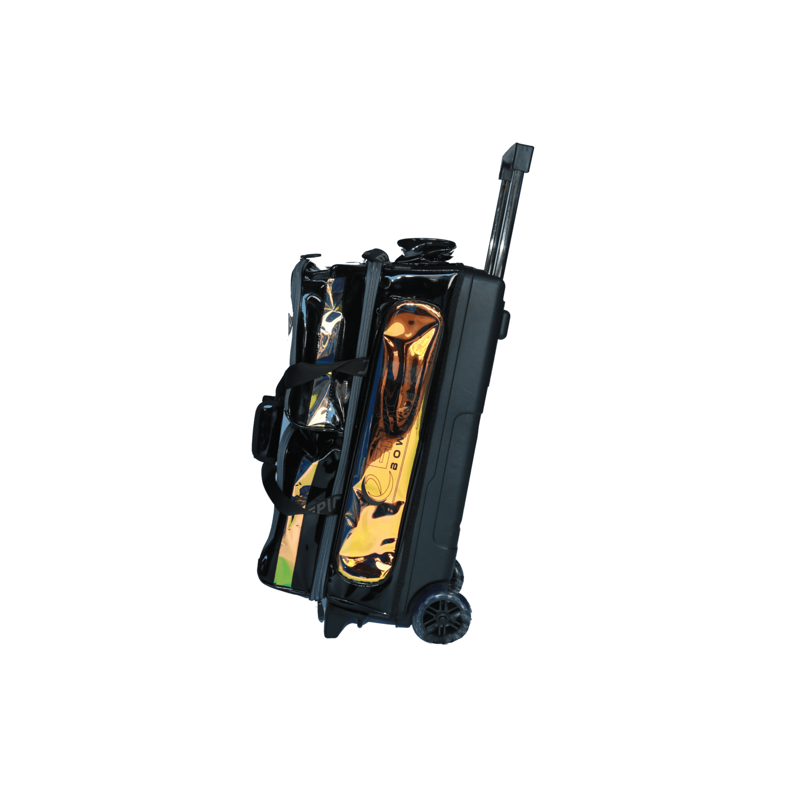 Epic 3 Ball Triple Luminous Black Bowling Bag Epic Bowling Products