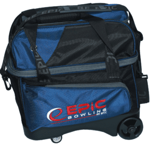 Blue Bowling Bag with Red Ball - Gil & Roy Props