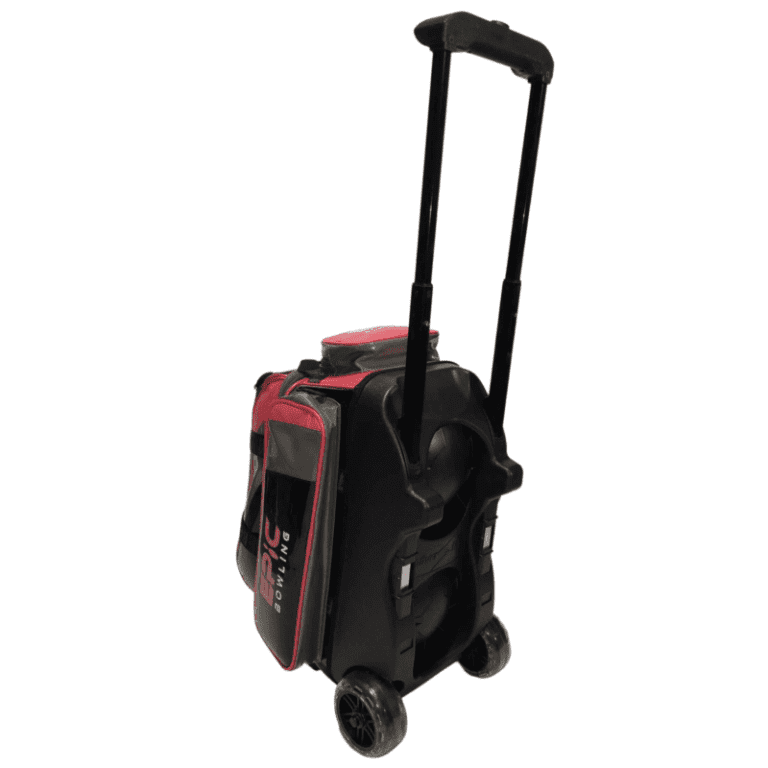 Ball Bag Bowling VEVOR Ball Double Roller Bowling Bag With