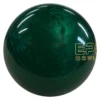 Epic Emerald Be Epic bowling ball with the Epic Bowling logo at the right edge