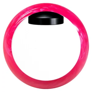 Cutaway view of the Epic Hot Pink Be Epic Bowling Ball showing its pancake core